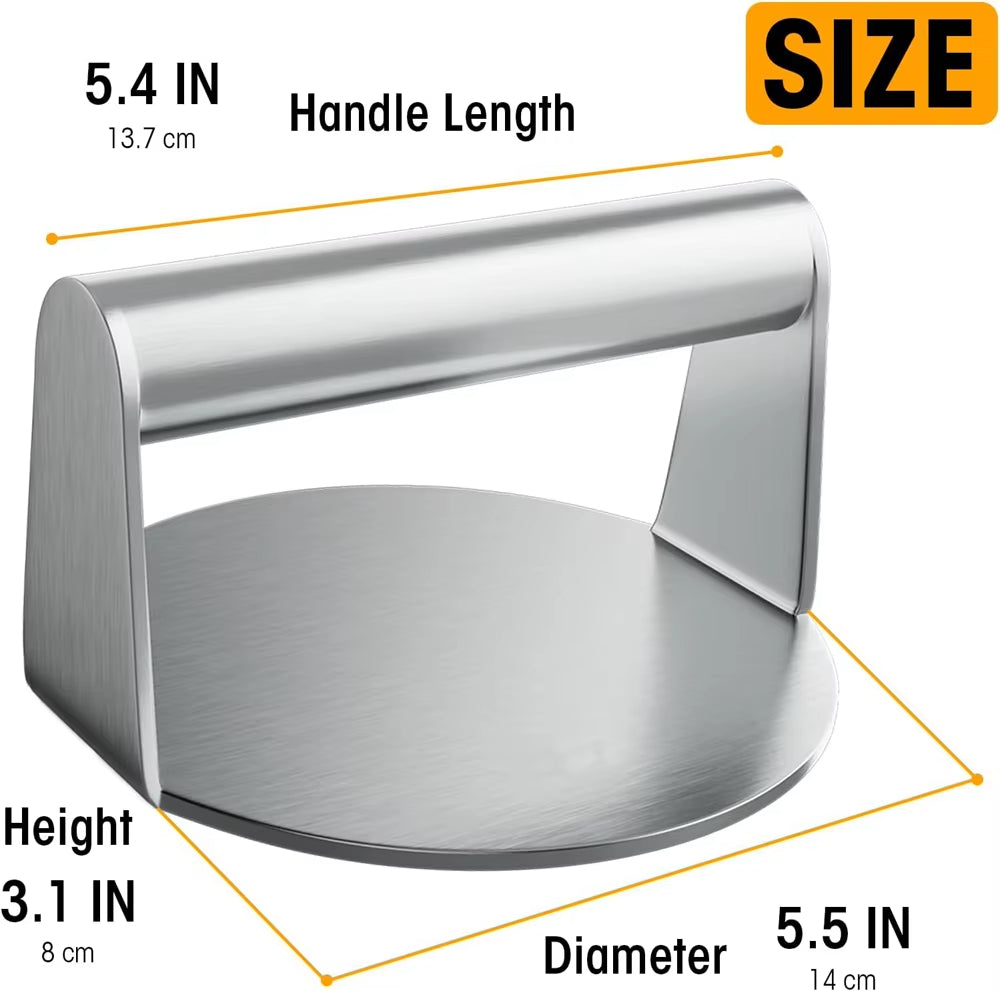Circular Square Burger Meat Press