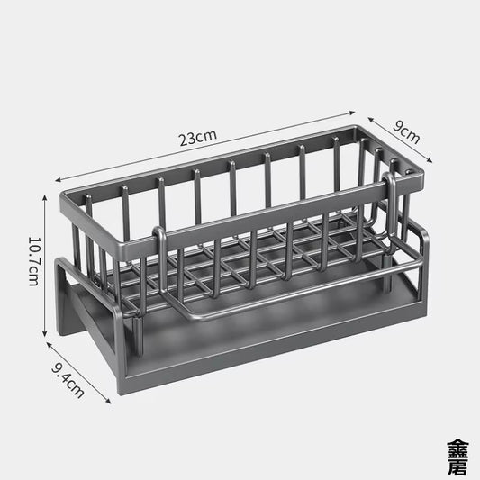 Compact Tap-Mounted Spice Shelf-Sink