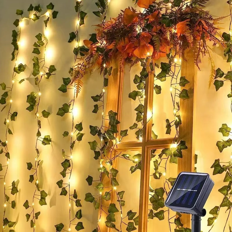Decorate Instantly – Solar Ivy Fairy String Lights