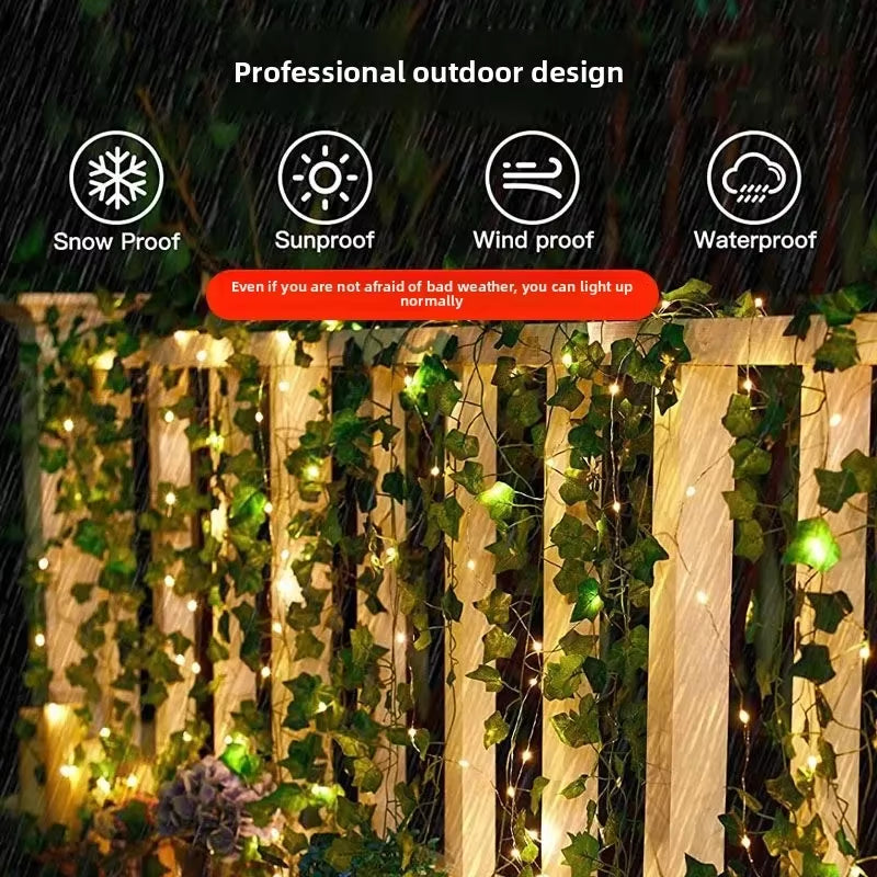 Decorate Instantly – Solar Ivy Fairy String Lights