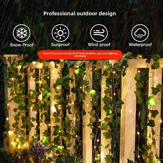 Decorate Instantly – Solar Ivy Fairy String Lights