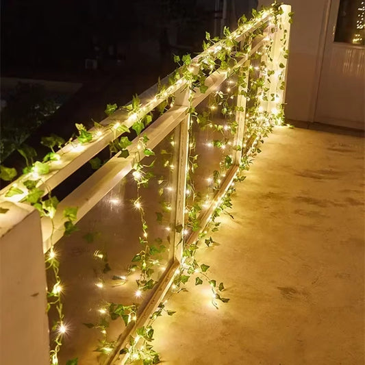 Decorate Instantly – Solar Ivy Fairy String Lights