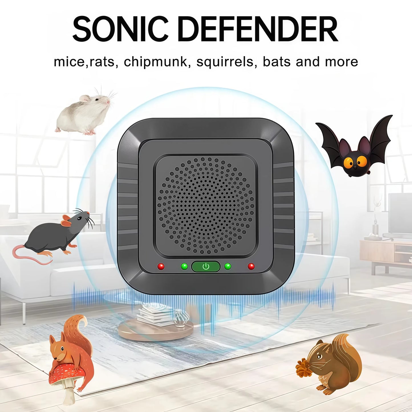 Drive Pests Away – Ultrasonic Repeller
