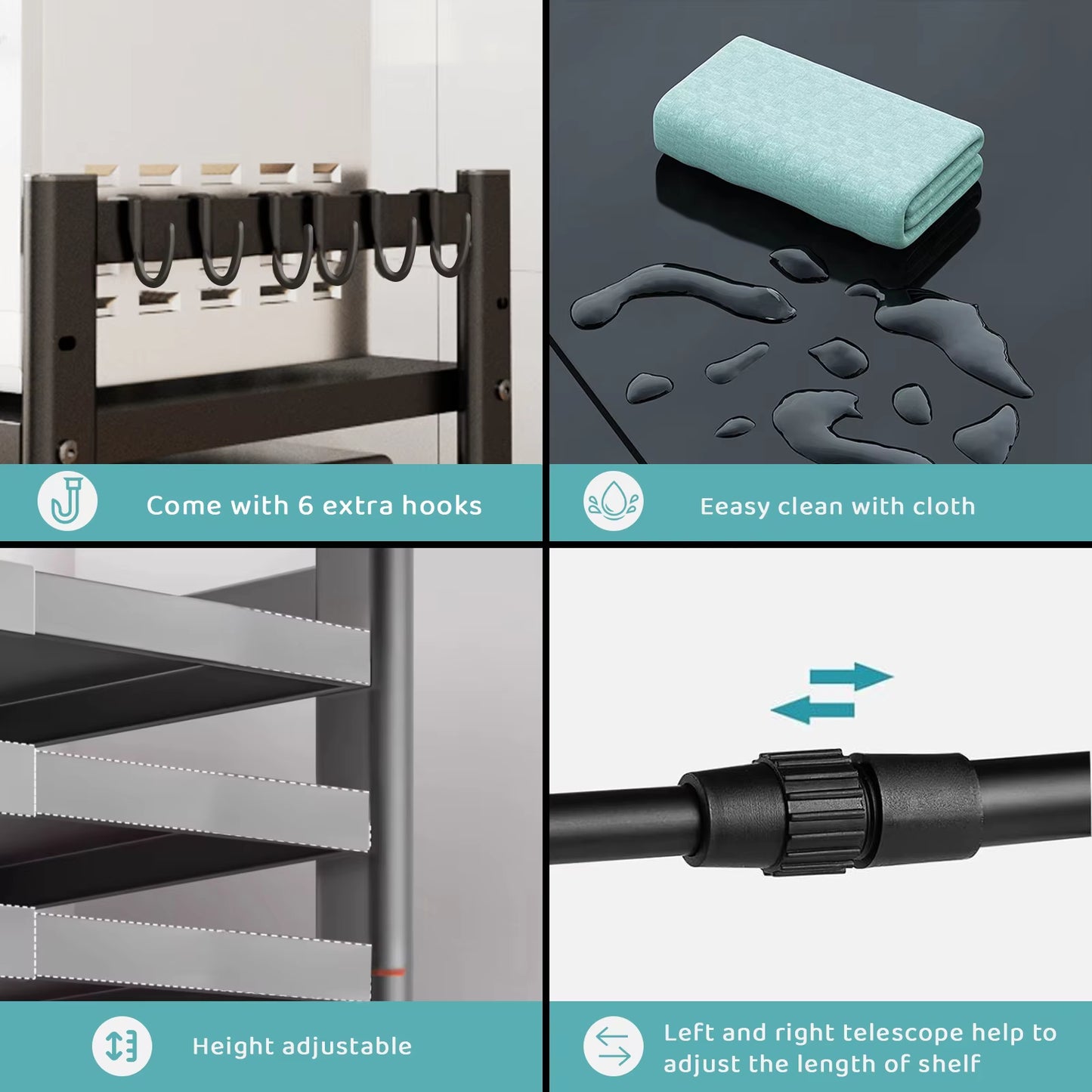 Expandable Microwave Shelf