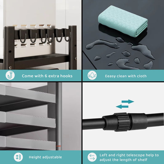 Expandable Microwave Shelf