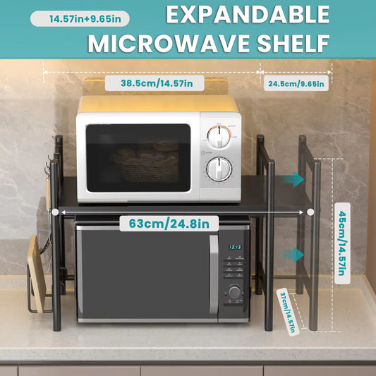 Expandable Microwave Shelf