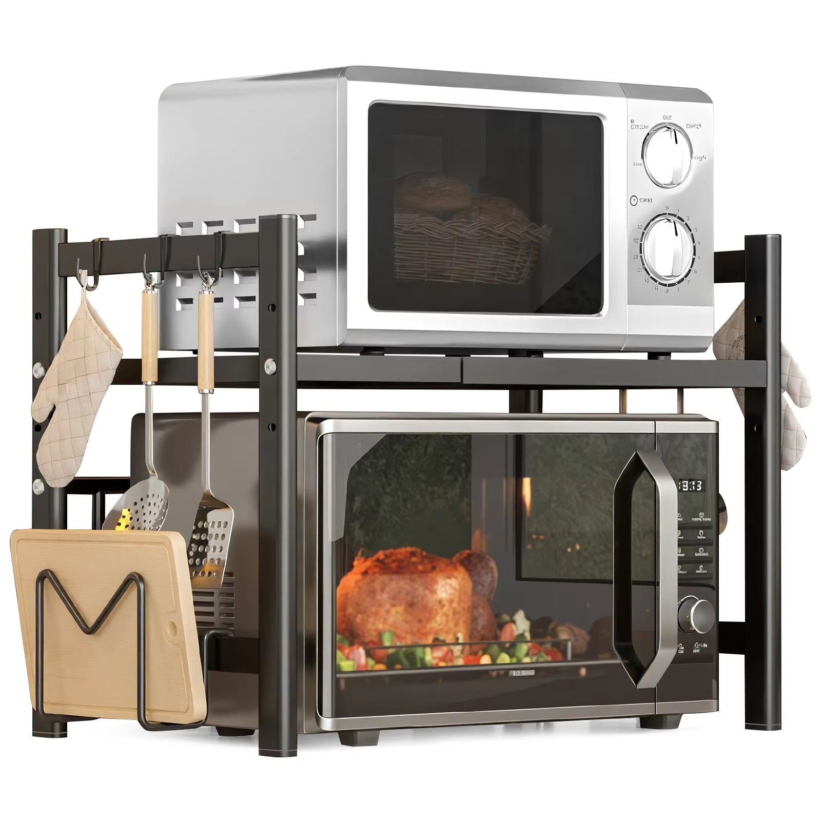 Expandable Microwave Shelf