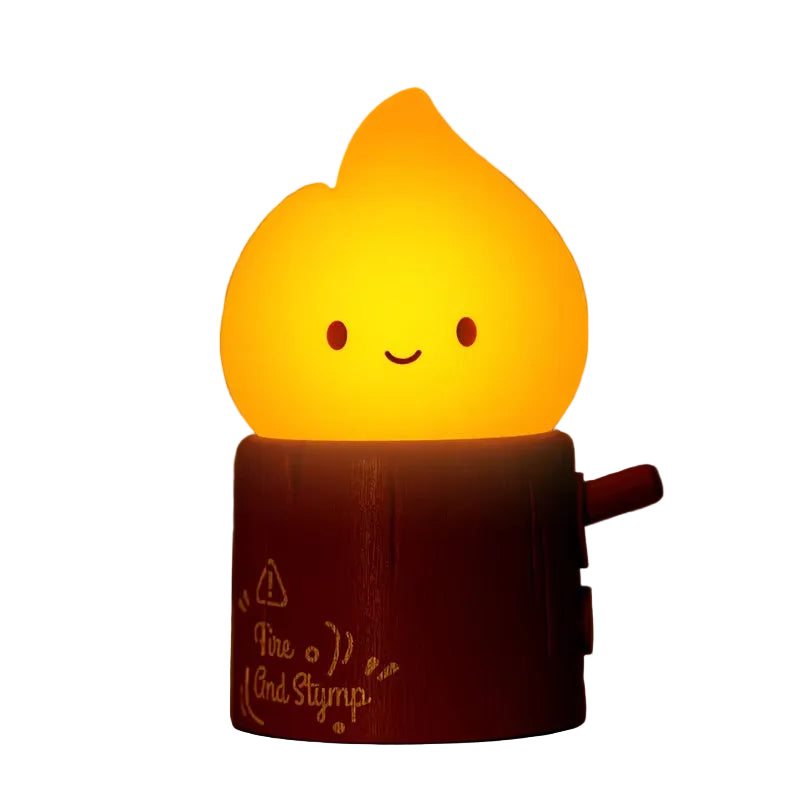 Flameless LED Night Light Dimmable Bedside Lamp for Kids