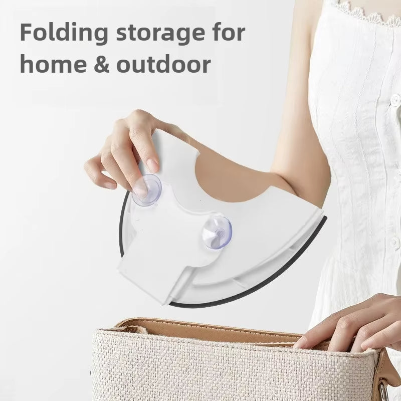 Foldable Toddler Toilet Seat with Urine Barrier & Suction Cups