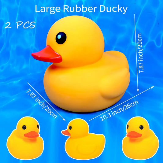 Giant Rubber Duck 10.2 Inch Large Squeaky Bath Toy
