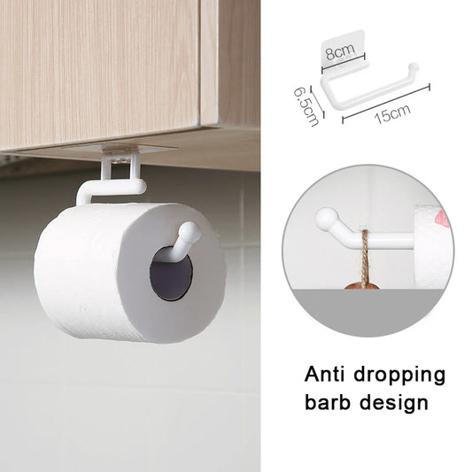 Save Space Fast Bathroom Cabinet Hanging Tissue Holder