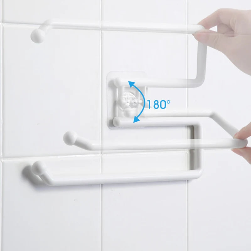 Save Space Fast Bathroom Cabinet Hanging Tissue Holder