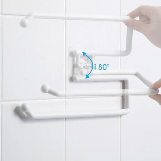 Save Space Fast Bathroom Cabinet Hanging Tissue Holder
