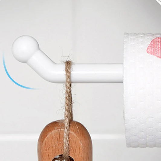 Save Space Fast Bathroom Cabinet Hanging Tissue Holder