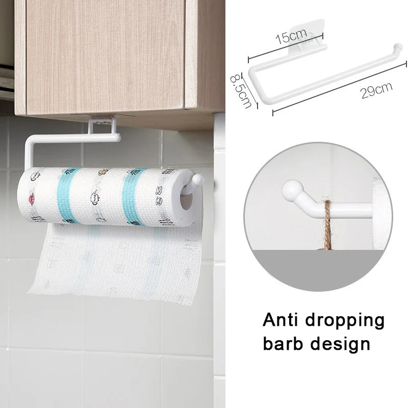 Save Space Fast Bathroom Cabinet Hanging Tissue Holder