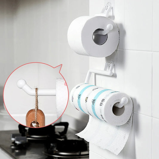Save Space Fast Bathroom Cabinet Hanging Tissue Holder