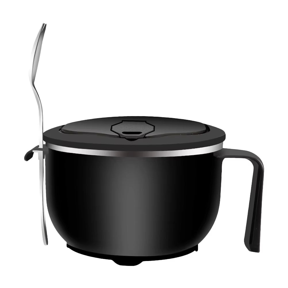 Heat-Resistant Stainless Steel Food Bowl