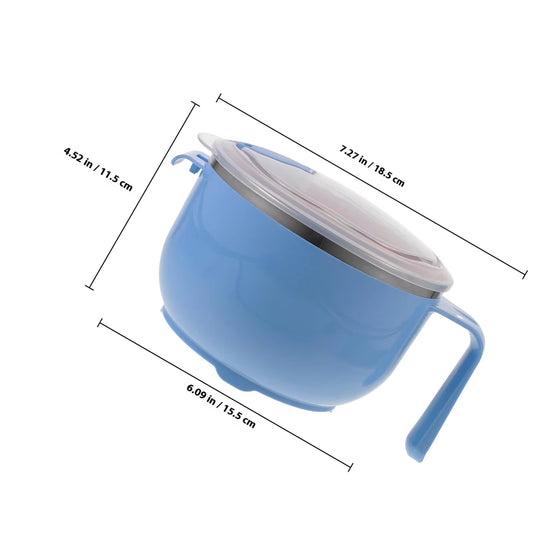 Heat-Resistant Stainless Steel Food Bowl