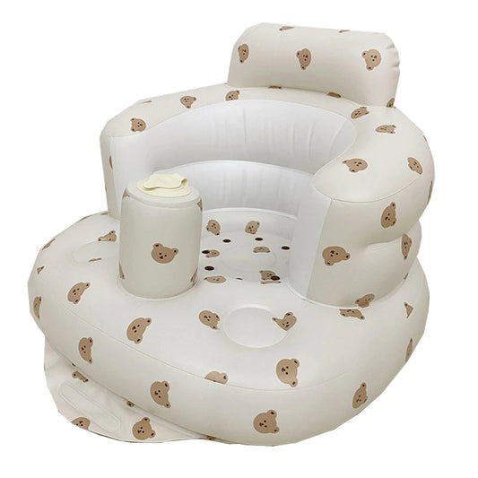 Inflatable Baby Sofa Seat Portable Bath Chair for Infants