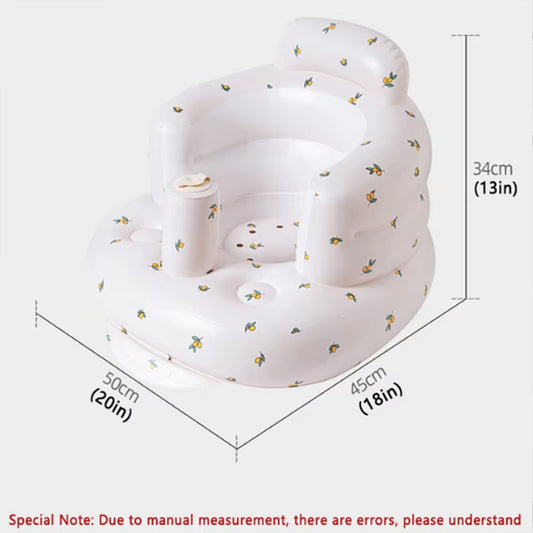 Inflatable Baby Sofa Seat Portable Bath Chair for Infants