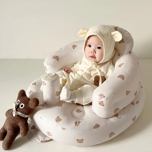 Inflatable Baby Sofa Seat Portable Bath Chair for Infants
