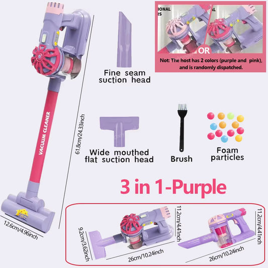Kids Electric Vacuum Cleaning Toy Set