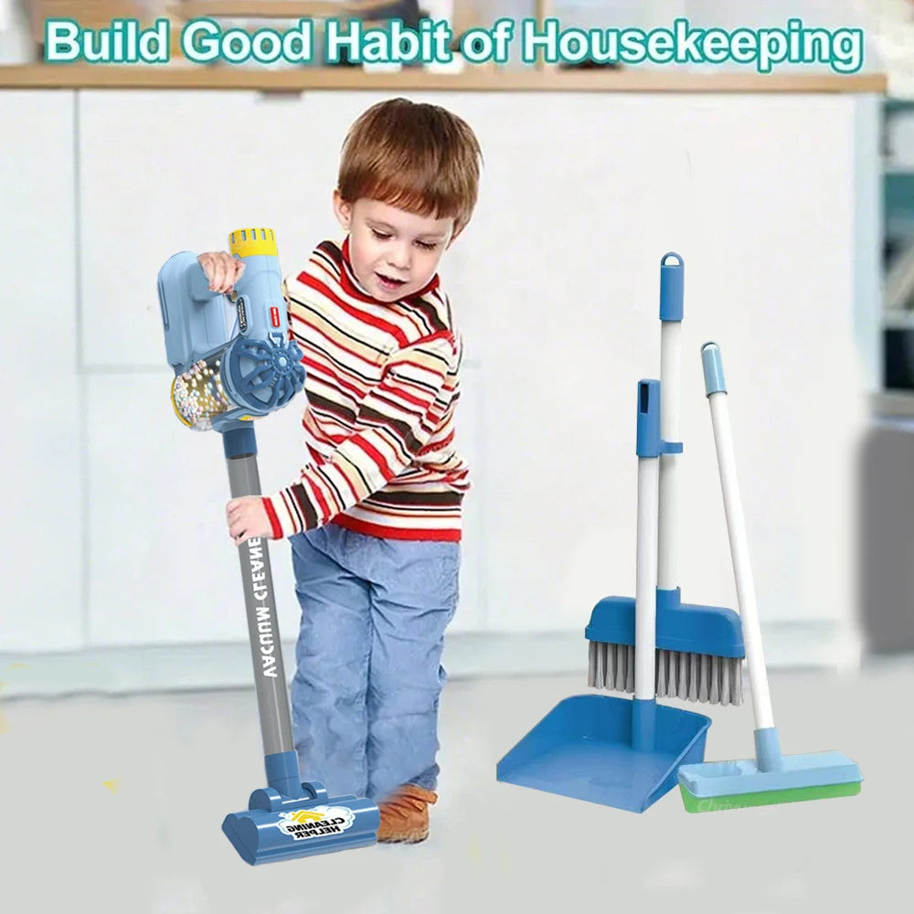 Kids Electric Vacuum Cleaning Toy Set
