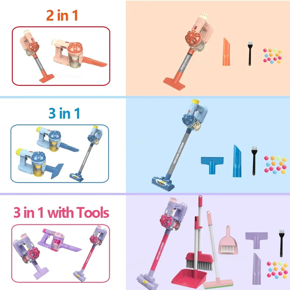 Kids Electric Vacuum Cleaning Toy Set