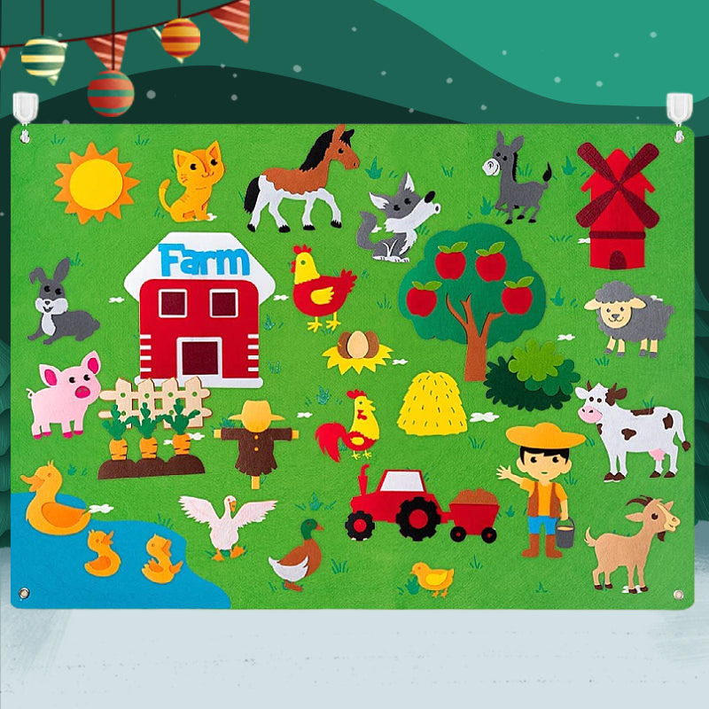 Kids Felt Story Board Learning Set