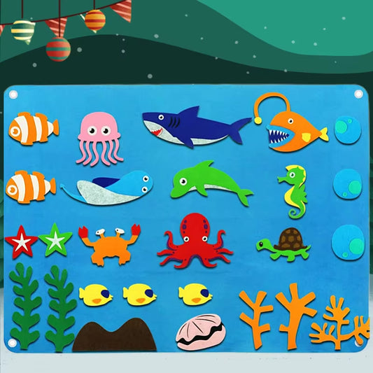 Kids Felt Story Board Learning Set