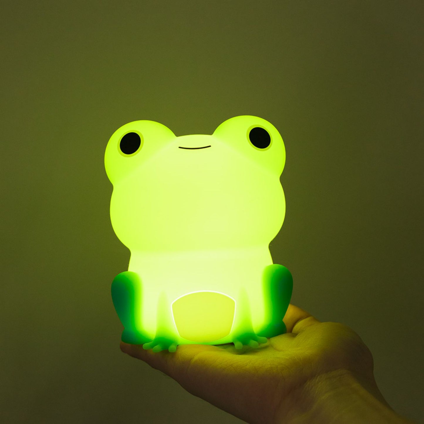 Kids Frog Night Light Soft Silicone Dimmable Lamp