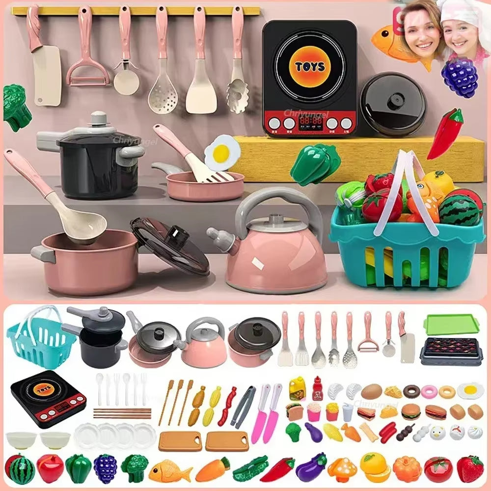 Kids Pretend Play Kitchen Toys Set