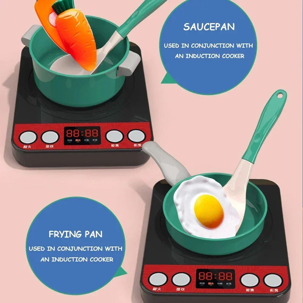 Kids Pretend Play Kitchen Toys Set