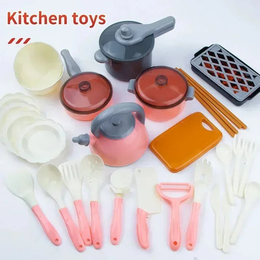 Kids Pretend Play Kitchen Toys Set