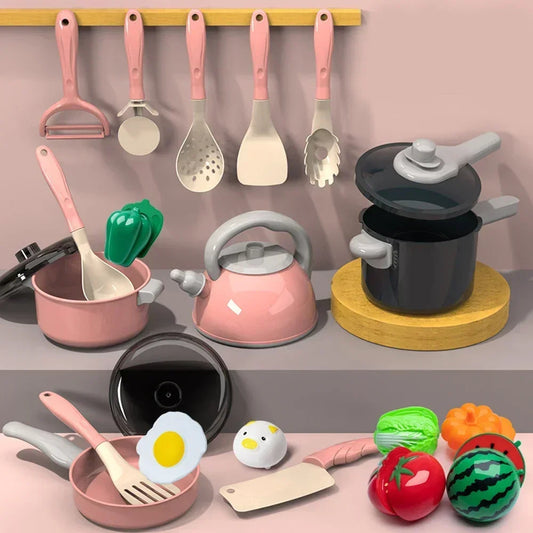 Kids Pretend Play Kitchen Toys Set