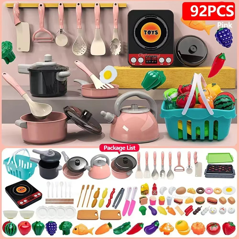 Kids Pretend Play Kitchen Toys Set