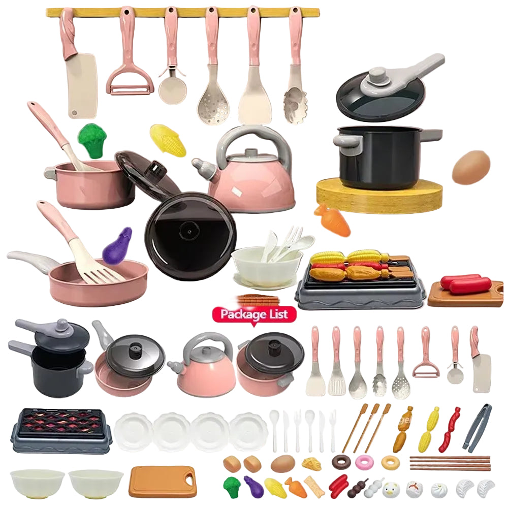 Kids Pretend Play Kitchen Toys Set