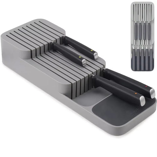 Kitchen Drawer Cutlery Storage Tray Knife Holder