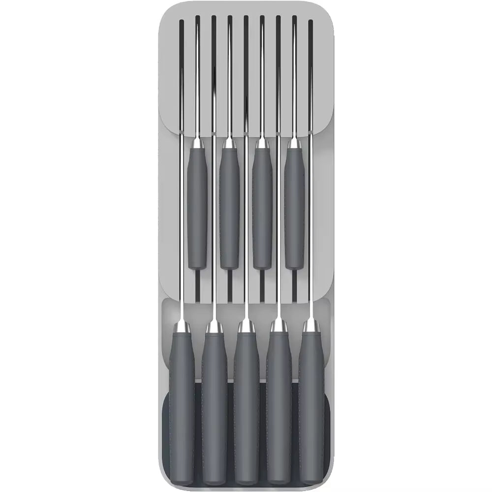 Kitchen Drawer Cutlery Storage Tray Knife Holder