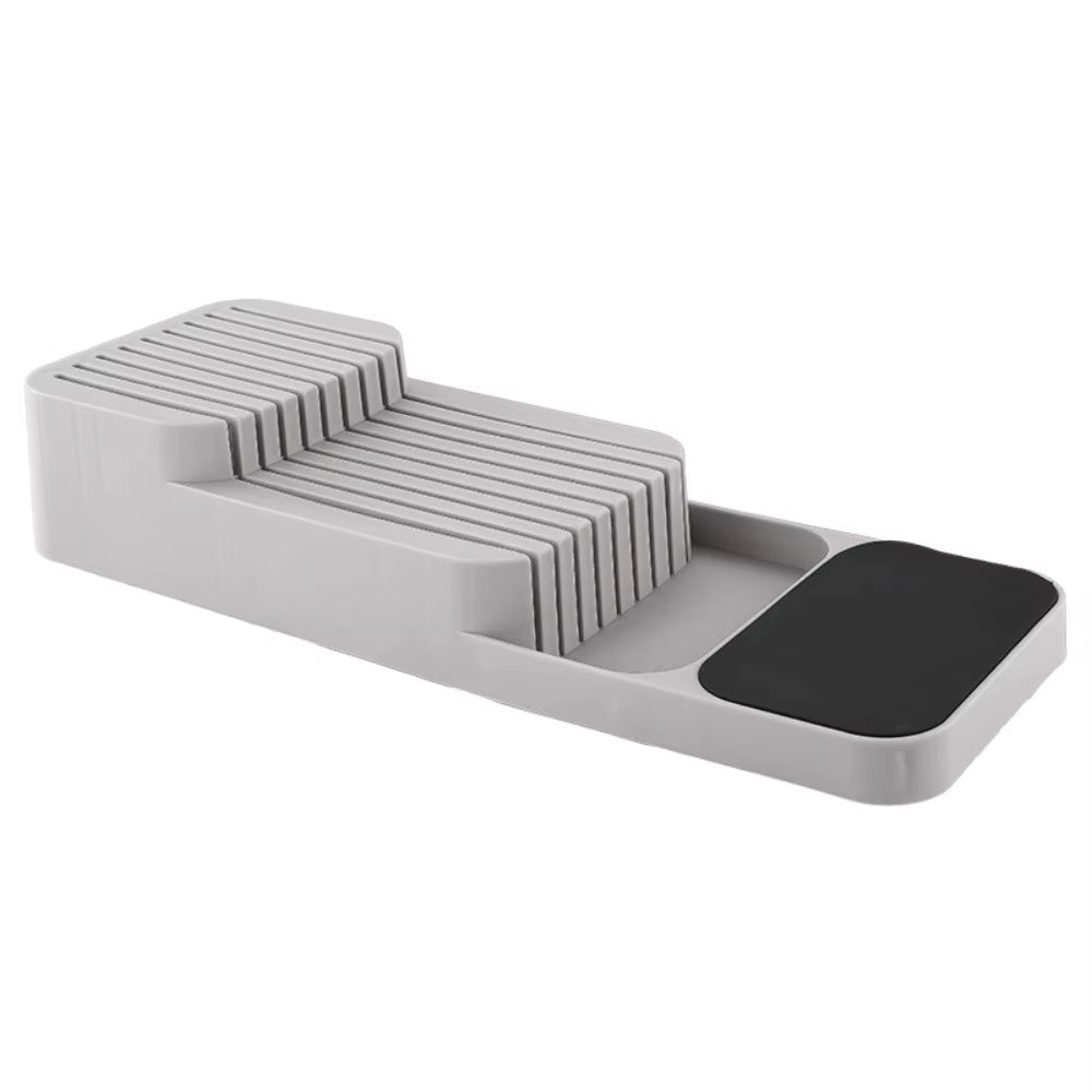 Kitchen Drawer Cutlery Storage Tray Knife Holder