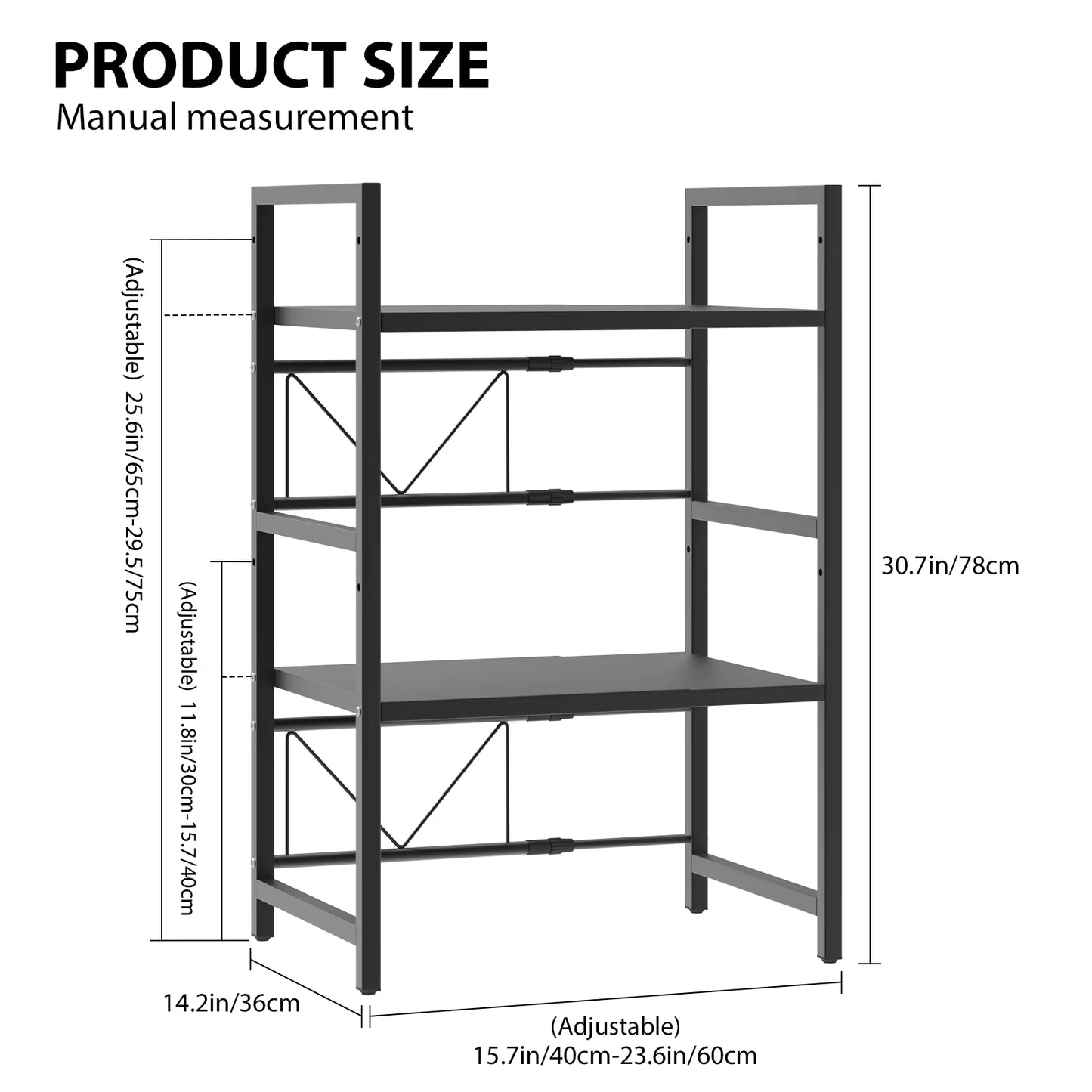 Kitchen Storage Rack Metal Condiment Organizer Shelf