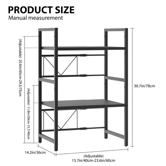 Kitchen Storage Rack Metal Condiment Organizer Shelf