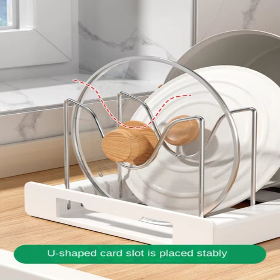 Kitchen Utensil Artifact Pot Storage Rack