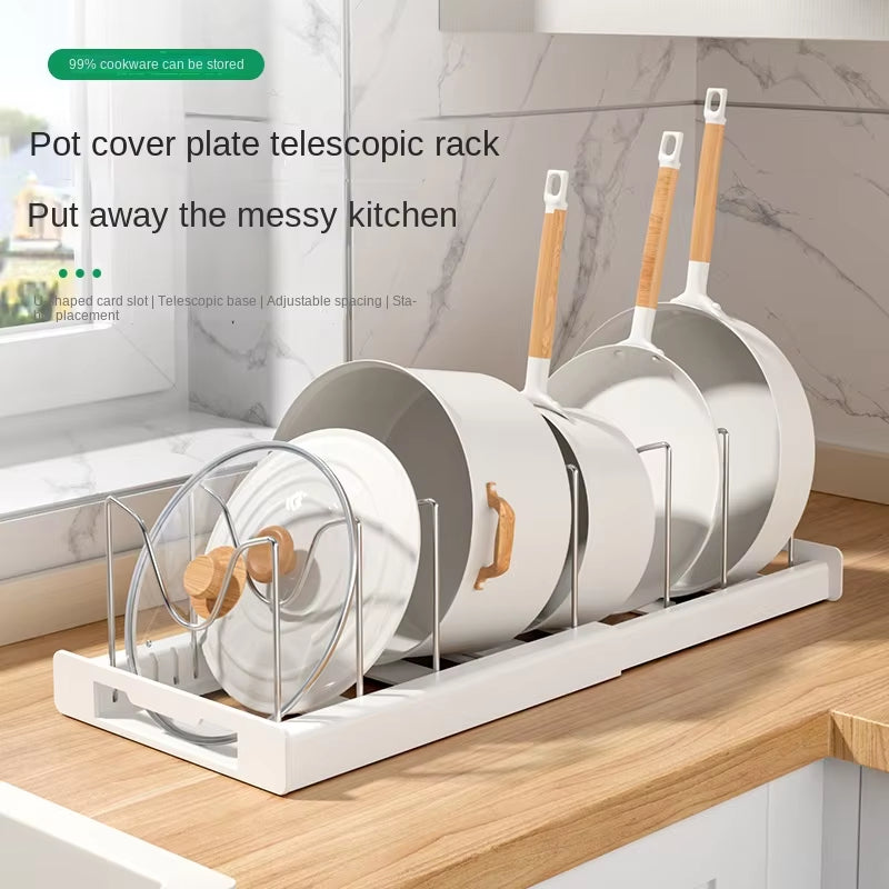 Kitchen Utensil Artifact Pot Storage Rack