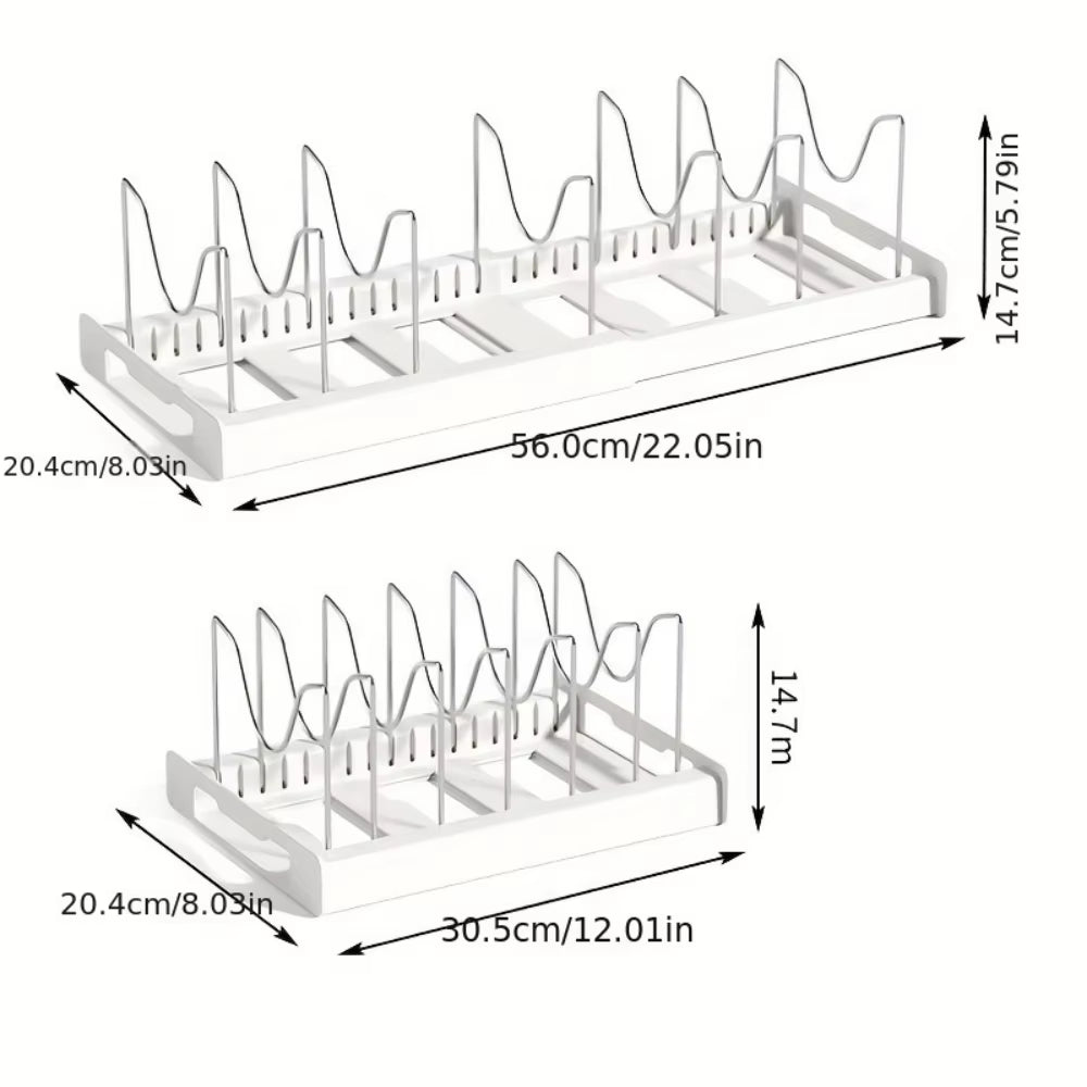 Kitchen Utensil Artifact Pot Storage Rack