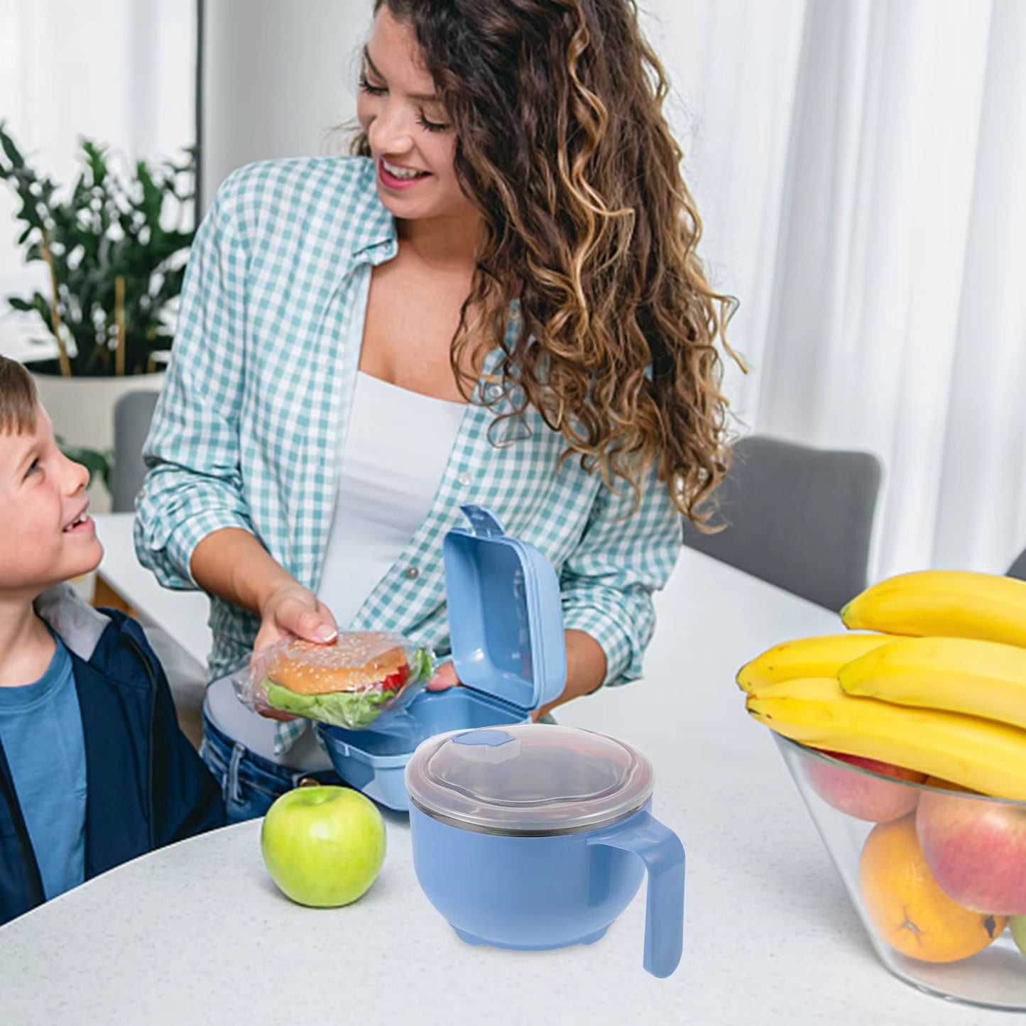 Leak-Proof Drainage Stainless Noodle Bowl