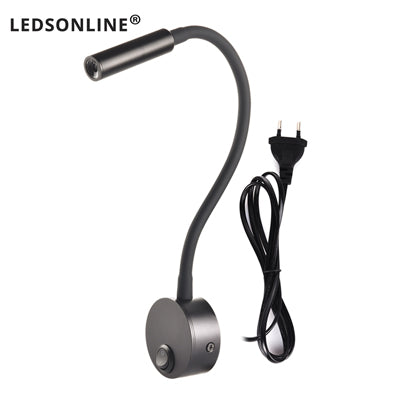 Led Wall Reading Lamp 3w Adjustable Bedside Book Light
