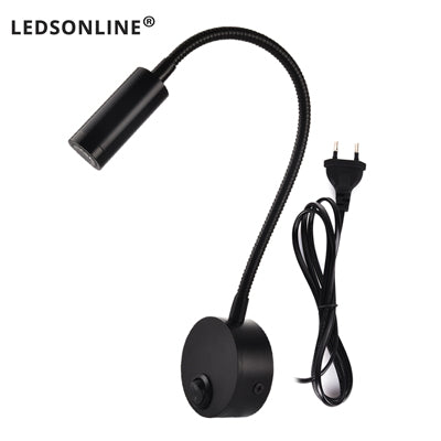 Led Wall Reading Lamp 3w Adjustable Bedside Book Light