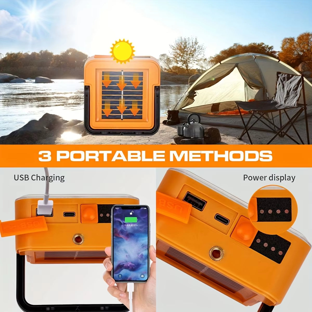 Light Anywhere – Solar LED Work Light