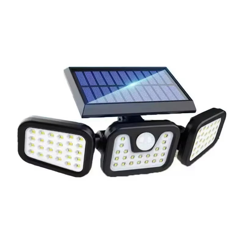 3-Head Solar Light